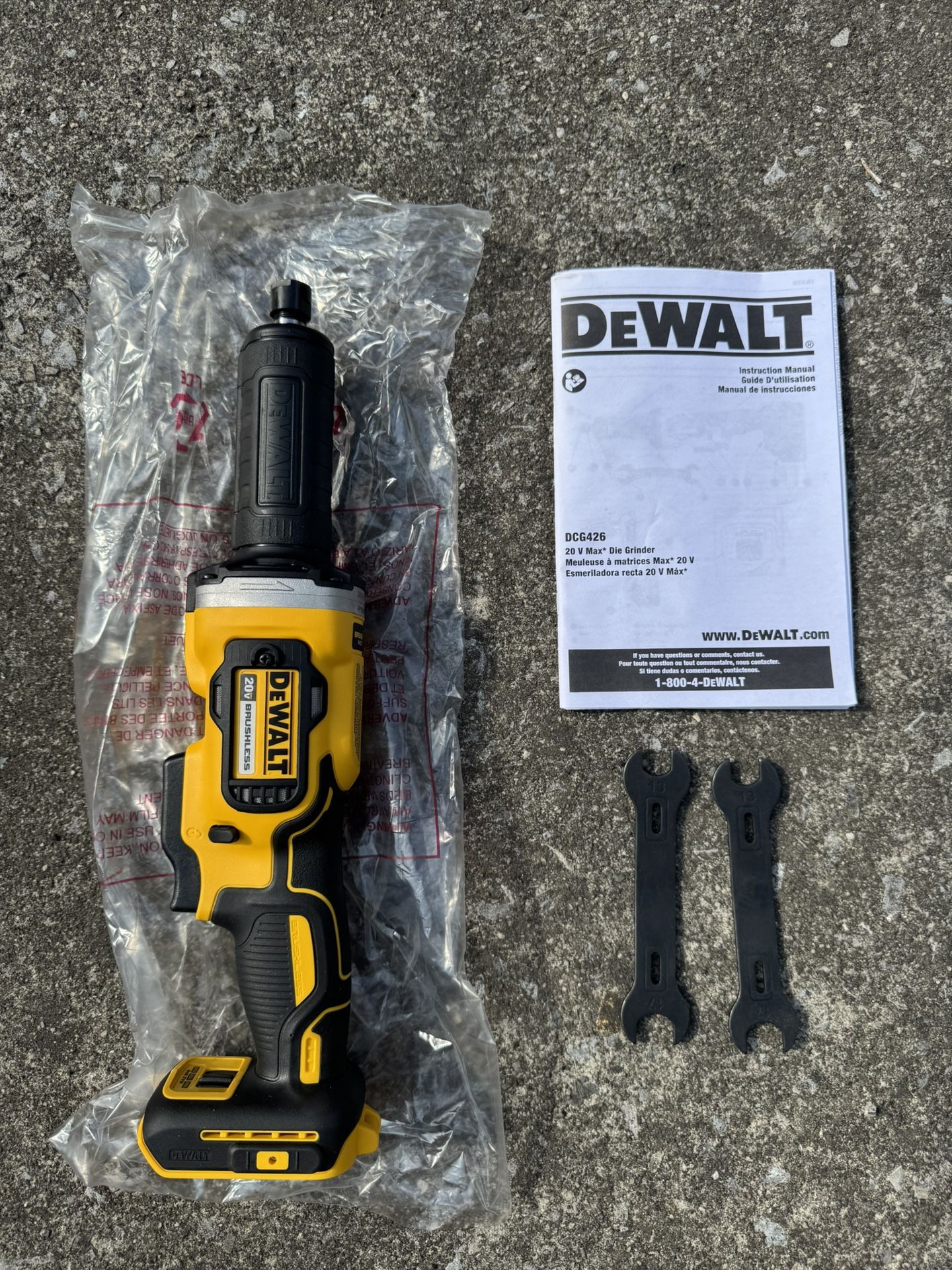 Dewalt 20 Volt straight Die Grinder 