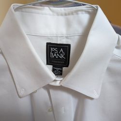 5 Men's Button Down Dress Shirts (15.5 x 33)