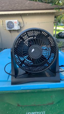 Black Desk Fan with Power Cord