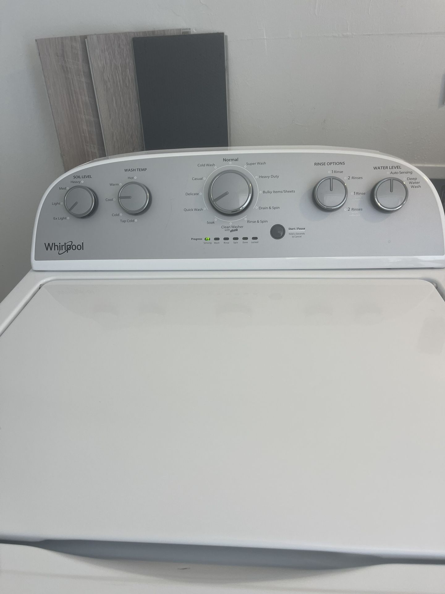 whirlpool wash and dryer