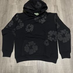 Black Denim Tear Hoodie