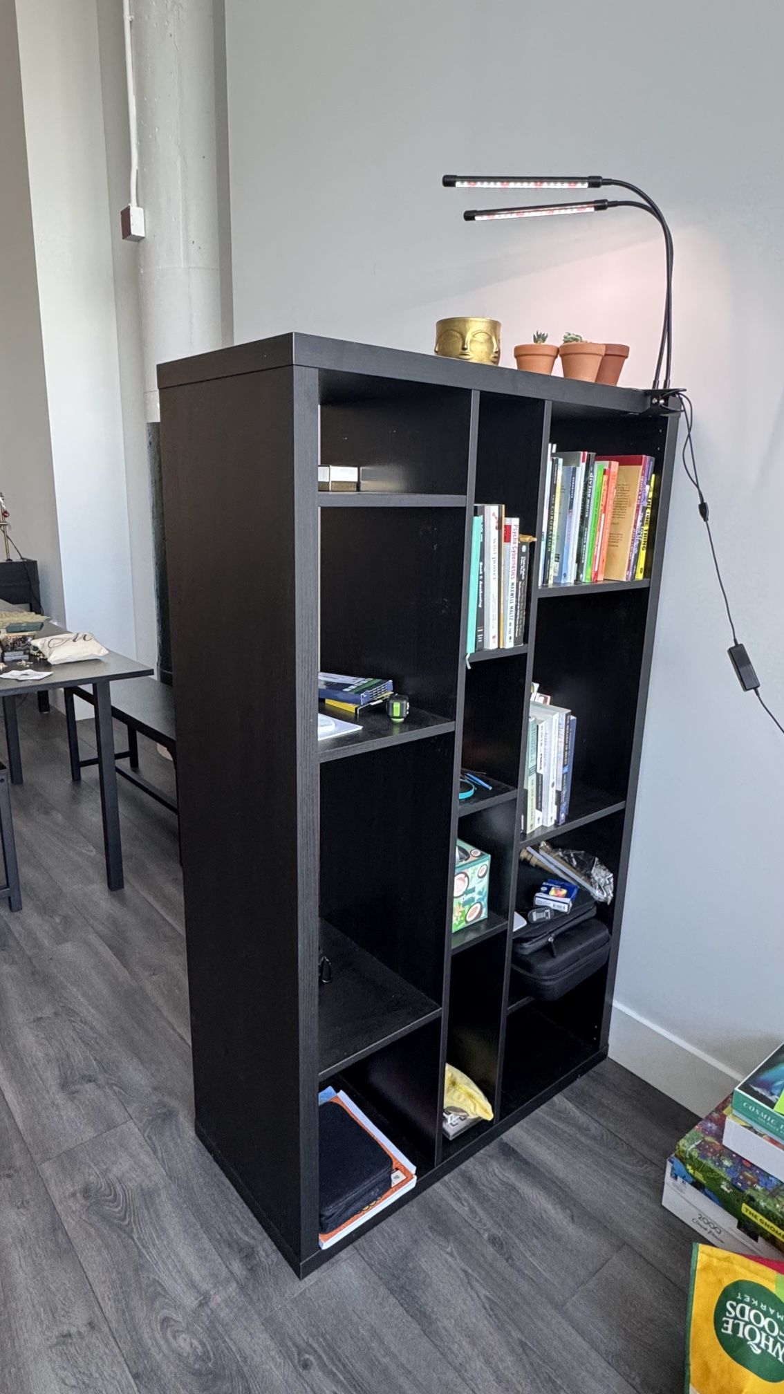 Geometric Bookcase Shelf