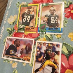 Sterling Sharpe Green Bay Packers Football Cards Lot Hall Of Famer 