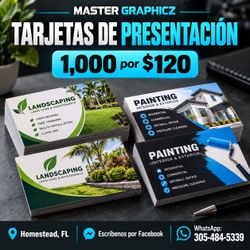 Business cards , tarjetas de presentación , free delivery