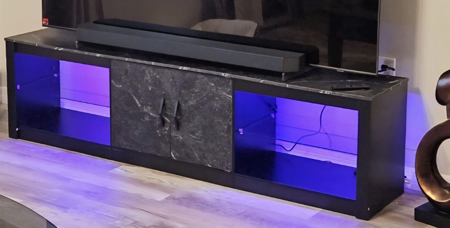 Brandenburg LED TV Stand w/ Power Outlet