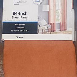 New Sheer Curtain Panel