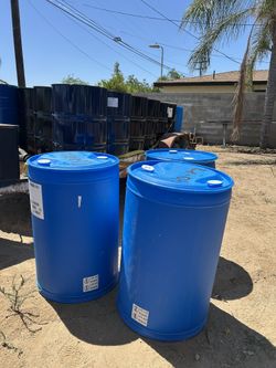 Plastic 55 Gallon Barrels 