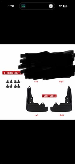 2020+ Toyota Corolla Front Mud Flaps Set