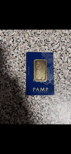 1oz PAMP gold bar
