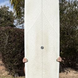 9’8” EC Surfboards Pistolero Longboard – White Resin Tint – Excellent Condition – $800