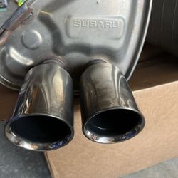 2021 WRX  stock exhaust muffler