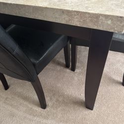 Dining Table w/six Chairs