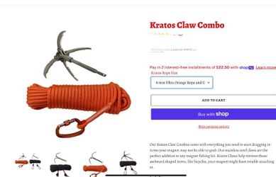 Kratos Magnet Fishing Claw Kit