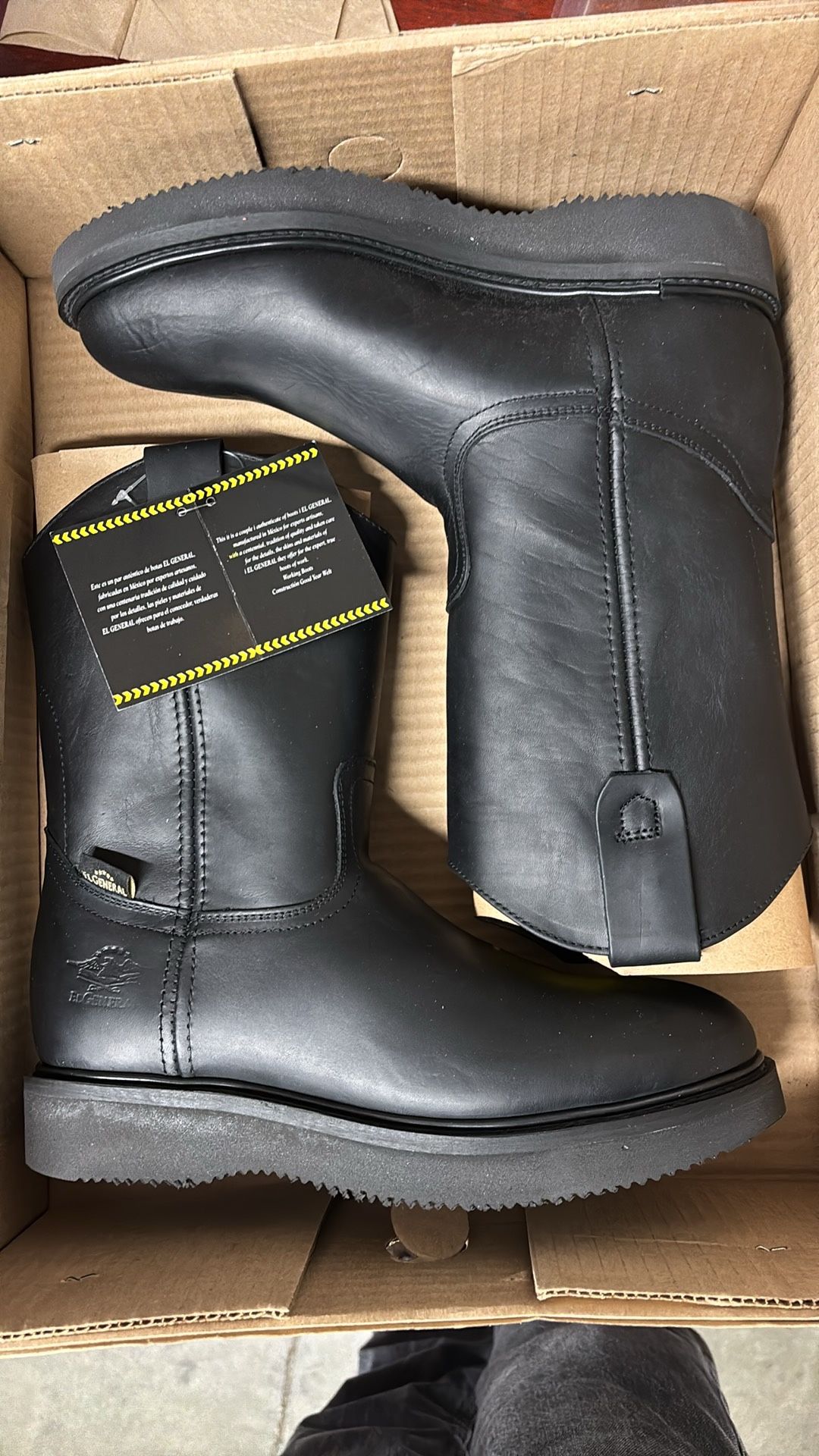 El General Work Boots Size 8.5-9.5