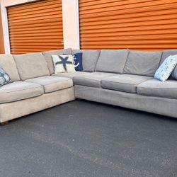 Gray Sofa Sectional (Free Delivery)