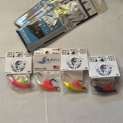 Pompano Jigs + Owner Ghost Leader Rigs