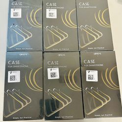 Bulk Lot of 6 OPXYL Smartphone Cases – Assorted Colors (Blue, Clear, Black)Factory Sealed