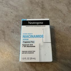 Neutrogena Hydro Boost+ Niacinamide Serum Fragrance-Free 1.0 fl.oz./29ml 