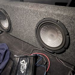 ($220 firm) single cab pioneer 12 subs and 1000 watt amp