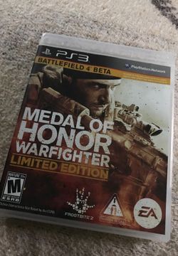 PS3 Medal of Honor Warfighter Limited Edition
