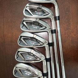 TaylorMade M4 Iron Set 5-PW RH KBS Max 85 Stiff Flex Steel Shaft