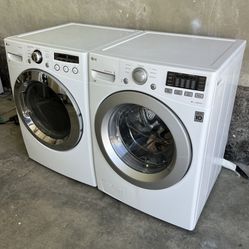 LG Front Load Washer Electric Dryer