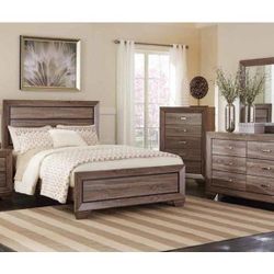 🔥new 4pcs Queen bedroom set 🔥