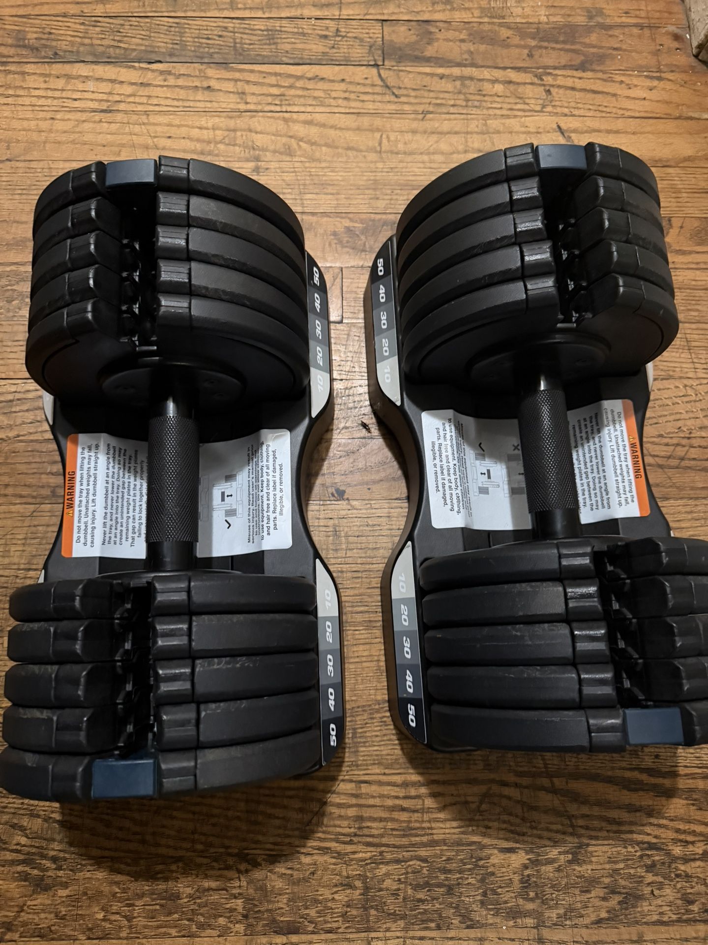 Adjustable Dumbbells Proform. 50s