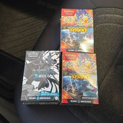Pokemon Booster Bundles - Surging Sparks And Black Bolt 