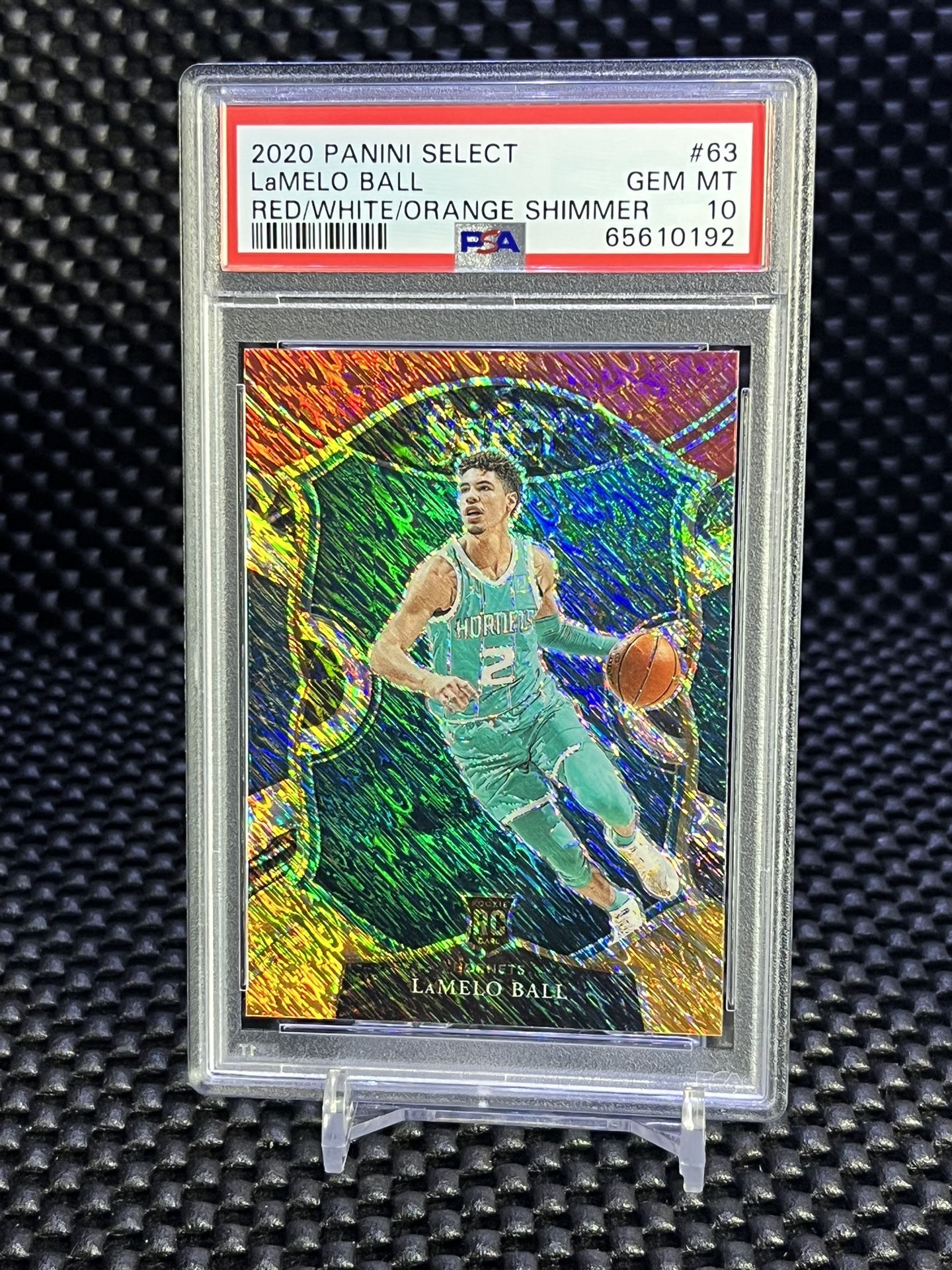 💥 2020-21 LaMelo Ball ROOKIE Red/White/Orange Shimmer - PSA 10!! 💥