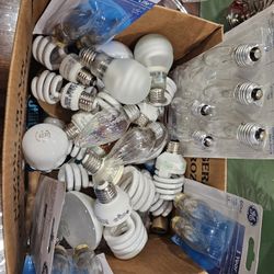 Box Of Random Light Bulbs