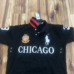 Chicago Ralph Lauren Black Polo Shirts