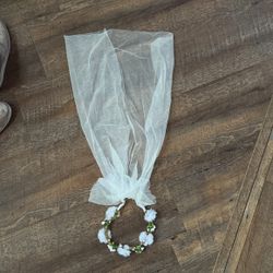 Bridal Veil Headband 