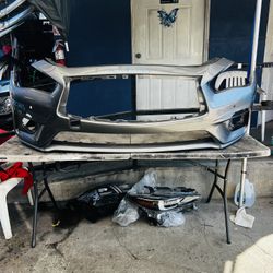 2018-2022 Infiniti Q50  Front Bumper Oem