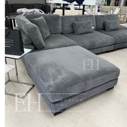 Grey 4 Piece Modular Sofa Sectional 🔥buy Now Pay Later 
