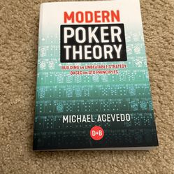 Modern Poker Theory GTO