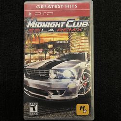 Midnight Club: L.A. Remix (Sony PlayStation Portable PSP) CIB Complete With Manual)