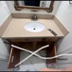 3 Countertops With Sinks And Faucets *NO CABINET