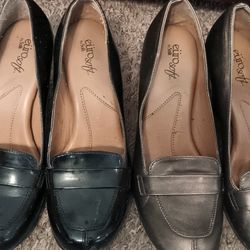 Women's Casual Dress Shoes With Heels Size 9 And 9.5  $7 Each