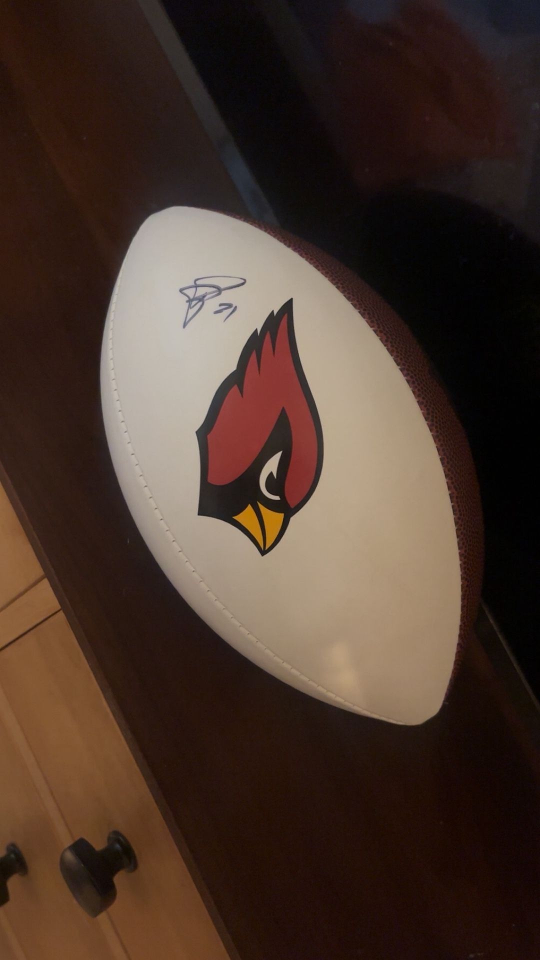 patrick peterson Signed football