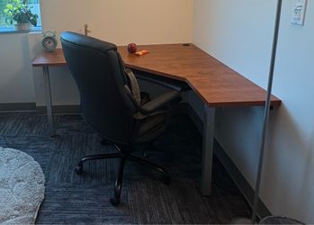 Cherry corner desk