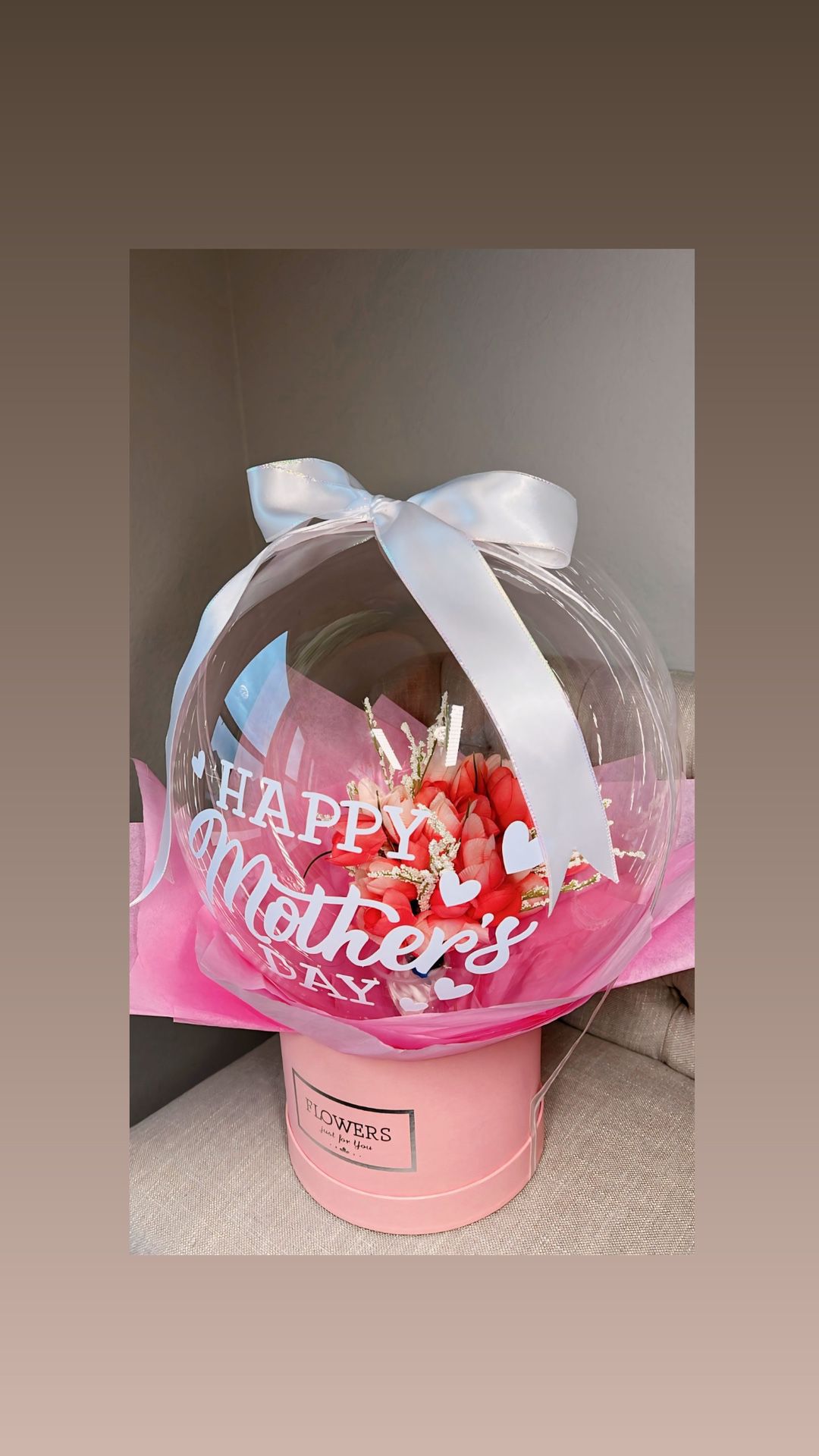 Flower Balloon Arrangement For Mother’s Day