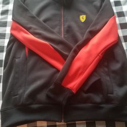 Ferrari Puma Zip Up Track Coat Mint XL