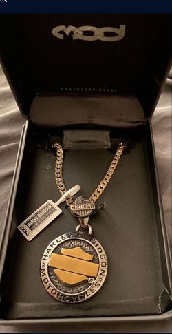 Harley Davidson Necklace Medallion