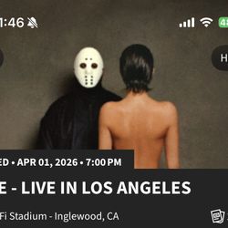 Kanye Floor Ticket 4/1