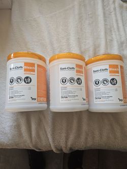 Bleach wipes (3x 75), large