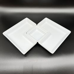 Microwave/ Dishwasher safe 3 piece interchangeable Food Network Serving bowls