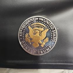 Collectable Silver Trump Coin