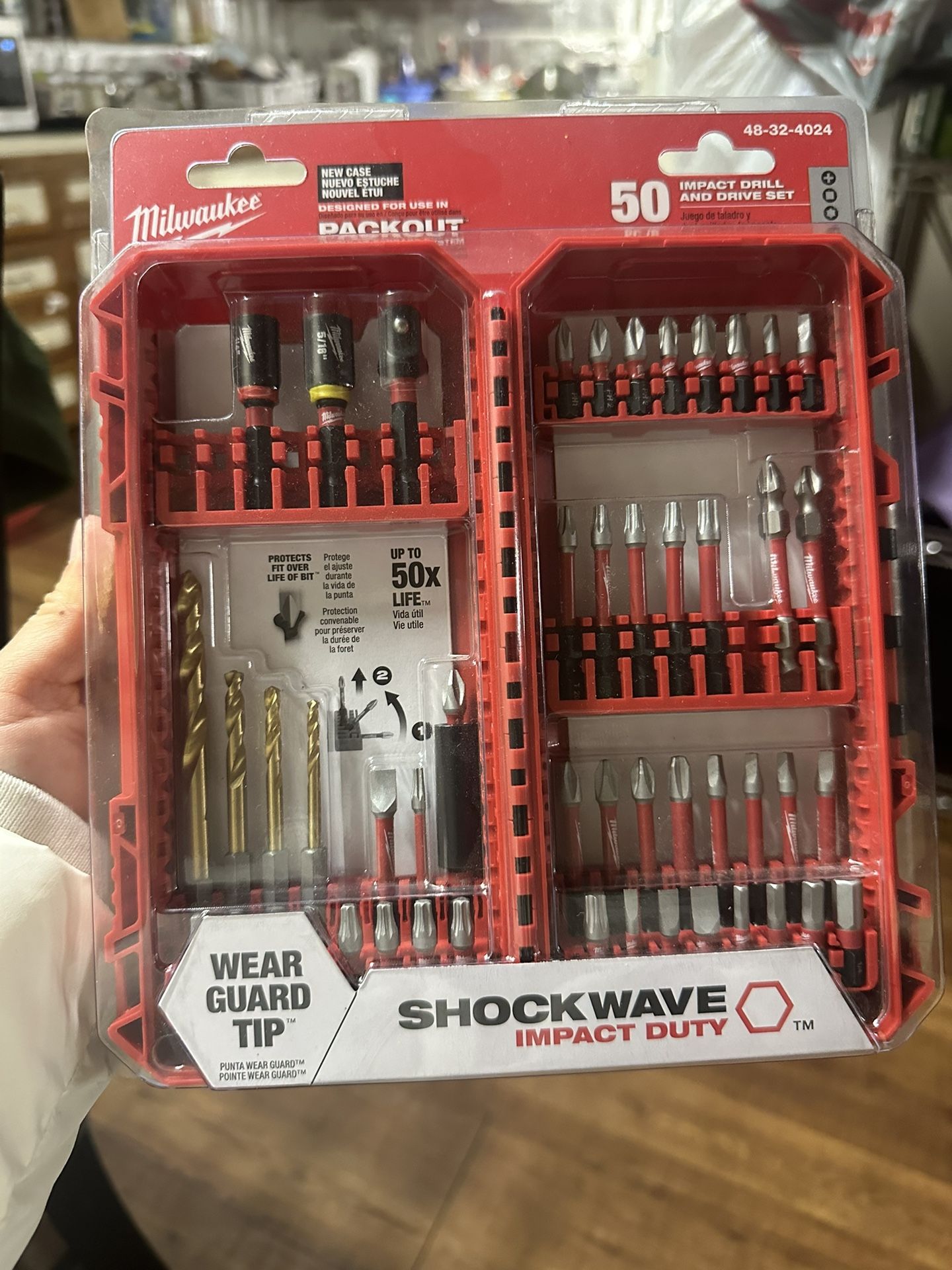 SHOCKWAVE Impact Duty Alloy Steel Screw Driver Drill Bit Set (50-Piece)