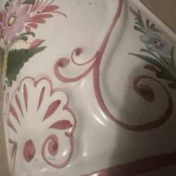 beautiful vase with flowers 